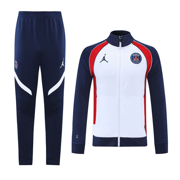 Survetement Football Paris Saint Germain Jordan 2021-22 Blanc